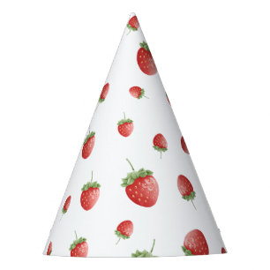 Strawberry Birthday Partyhütchen