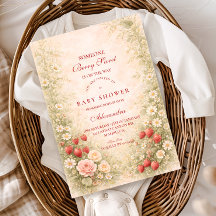 Strawberry Blossom Baby Shower