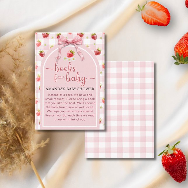 Strawberry Books for Berry Sweet Baby Showroom Begleitkarte (Von Creator hochgeladen)