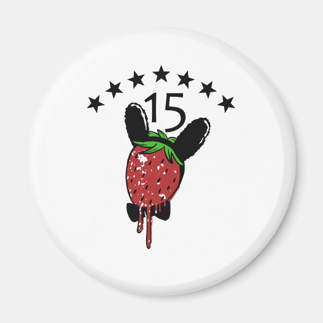 STRAWBERRY BUNNY MAGNET (Vorne)