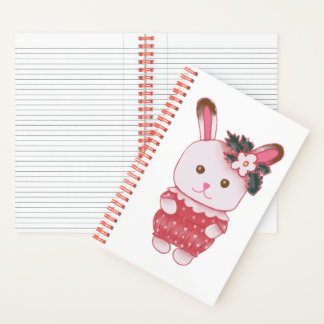 Strawberry Bunny Notizbuch