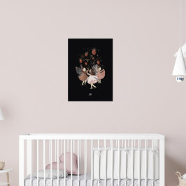 STRAWBERRY BUTTERFLY von Alexandra Dikaia Poster