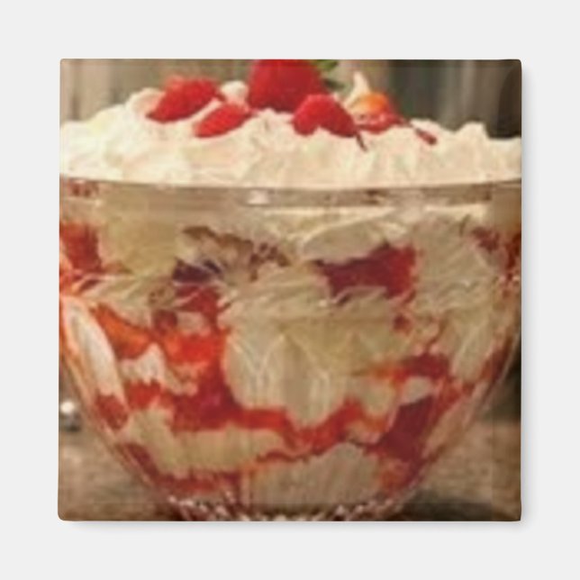 Strawberry Cake Magnet (Vorne)