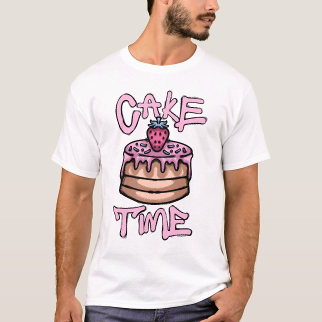 Strawberry cake streetwear T-Shirt (Vorderseite)