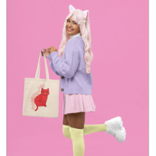 Strawberry Cat Kids rosa Katzen niedlich stylish Tragetasche