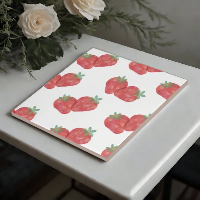 Strawberry Charm Keramik Tiles Fliese (Von Creator hochgeladen)