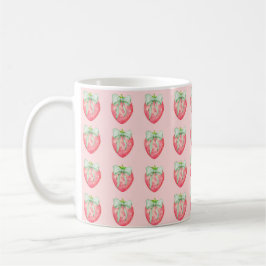 Strawberry Coquette Tasse Girly Tasse Dorm Zimmerd
