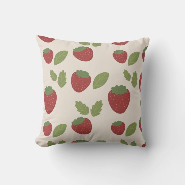 Strawberry Cream Pillow Kissen (Vorderseite)
