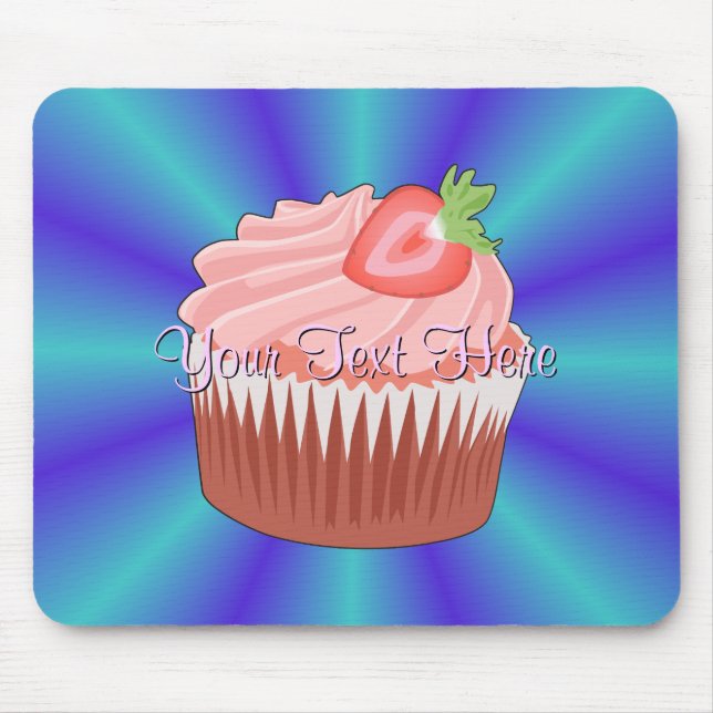 Strawberry Cupcake Mousepad (Vorne)