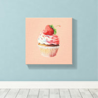 Strawberry Cupcake Sweet Dessert