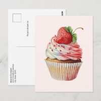 Strawberry Cupcake Sweet Dessert