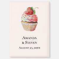 Strawberry Cupcake Sweet Wedding Save the Date