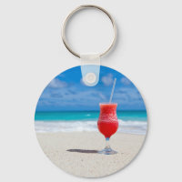 Strawberry Daiquiri 2.25" Basic Button Schlüsselan