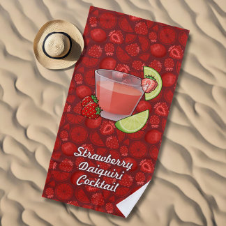 Strawberry Daiquiri Beach Towel Strandtuch