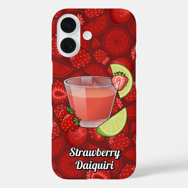 Strawberry Daiquiri Case-Mate iPhone Hülle (Rückseite)