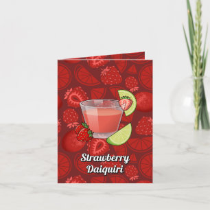 Strawberry Daiquiri Cocktail Rezept Karte