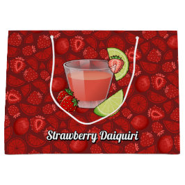 Strawberry Daiquiri Große Geschenktasche Geschenktüte