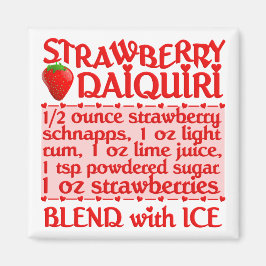 Strawberry Daiquiri Magnet