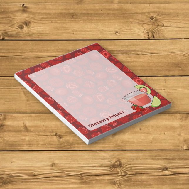 Strawberry Daiquiri Notepad Notizblock (Von Creator hochgeladen)