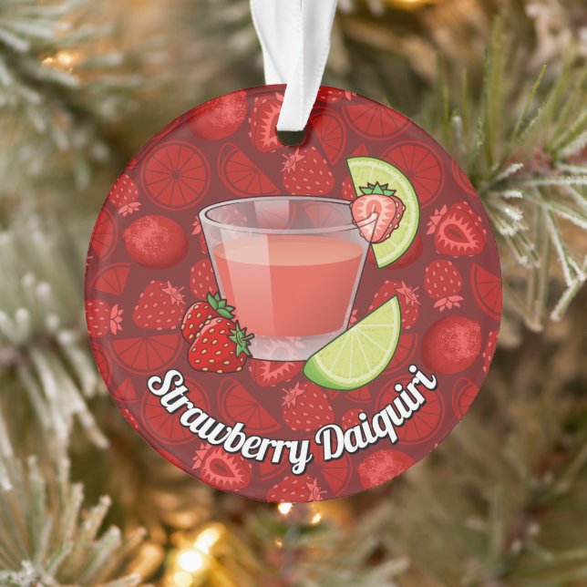 Strawberry Daiquiri Ornament (Baum)