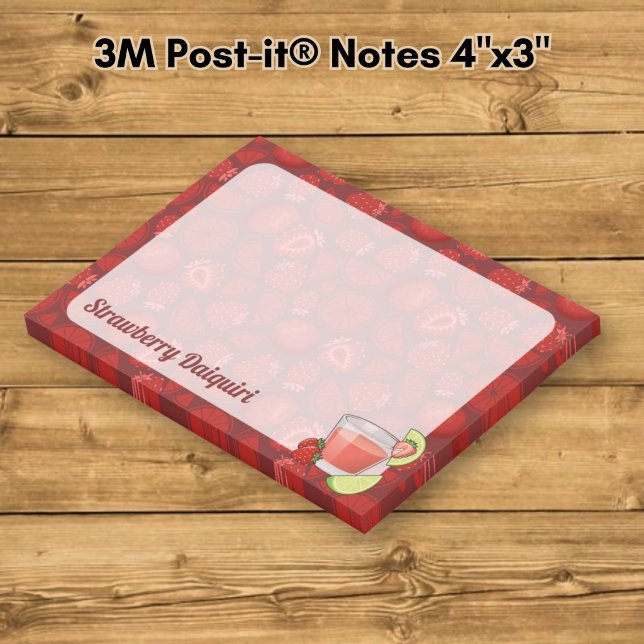 Strawberry Daiquiri Post-it Notes Klebezettel (Von Creator hochgeladen)