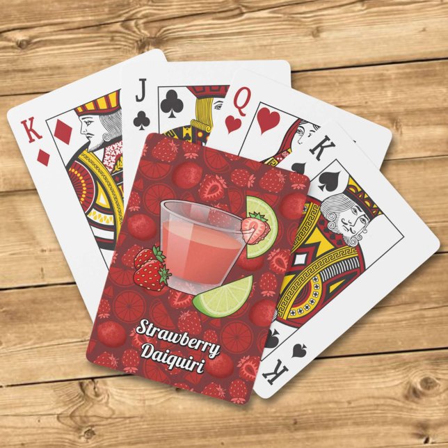 Strawberry Daiquiri Spielkarten (Von Creator hochgeladen)