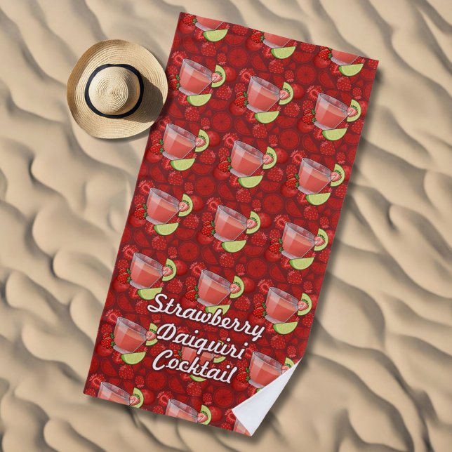 Strawberry Daiquiri Strandtuch (Von Creator hochgeladen)
