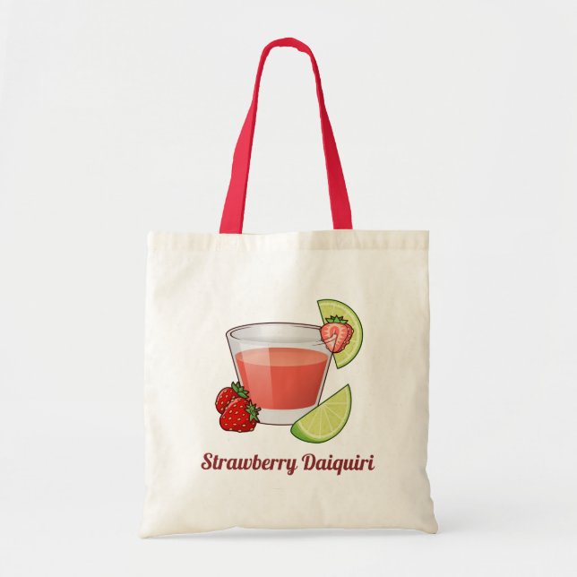 Strawberry Daiquiri Tote Bag Tragetasche (Vorne)