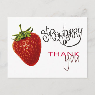 Strawberry Danke, Anmerkung Postkarte