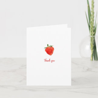 Strawberry Dankeschön Karte