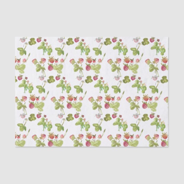 Strawberry Decoupage Seidenpapier (Vorderseite)