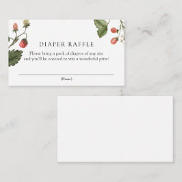 Strawberry Diaper Umschließungskarte Begleitkarte