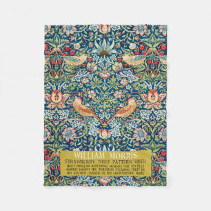 Strawberry diief - Design of William Morris Fleecedecke