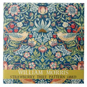 Strawberry diief - Design of William Morris Fliese