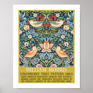 Strawberry diief - Design of William Morris Poster
