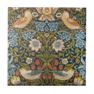Strawberry Dives von William Morris, Vintag Art Fliese