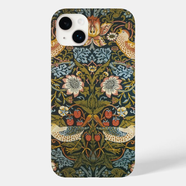 Strawberry Dives William Morris Antikes Muster Case-Mate iPhone Hülle (Rückseite)