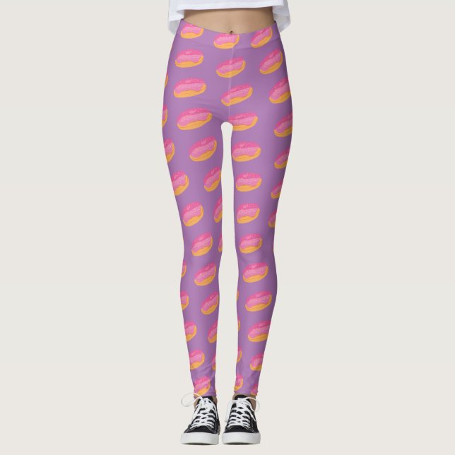 Strawberry Donuts Leggings (Vorderseite)