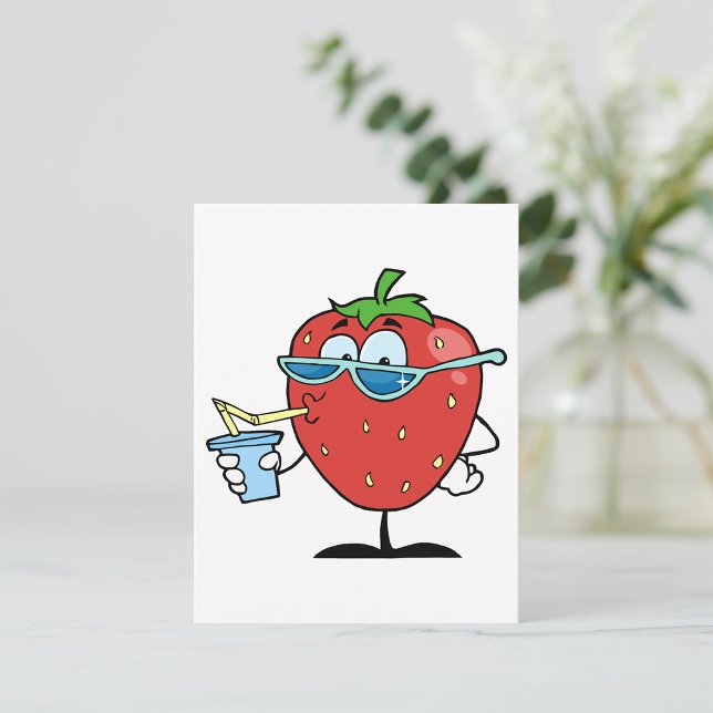 Strawberry Drinking Einladung (Von Creator hochgeladen)