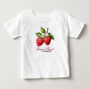 Strawberry Erster Geburtstag Berry Sweet Geburtsta Baby T-shirt