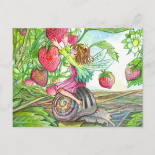 Strawberry Fairy Postkarte