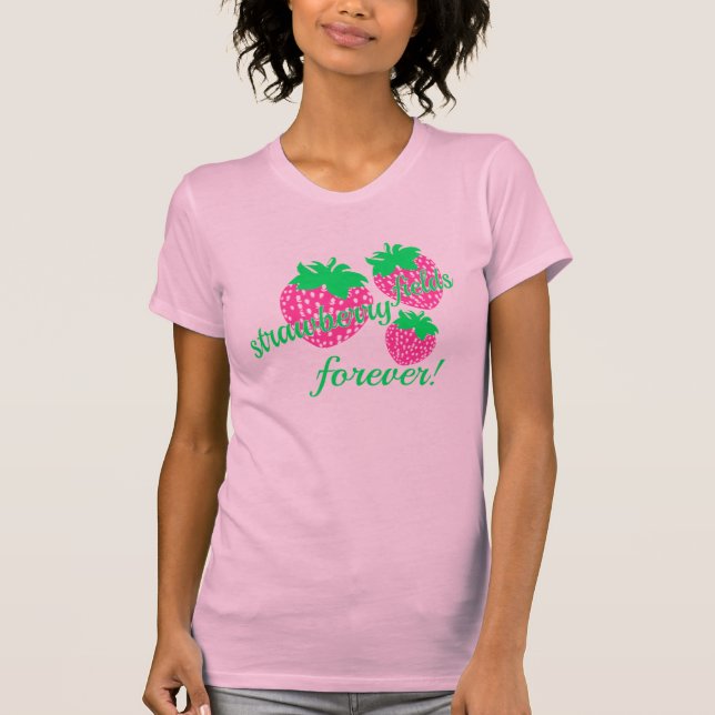*strawberry Felder für immer T-Shirt (Vorderseite)