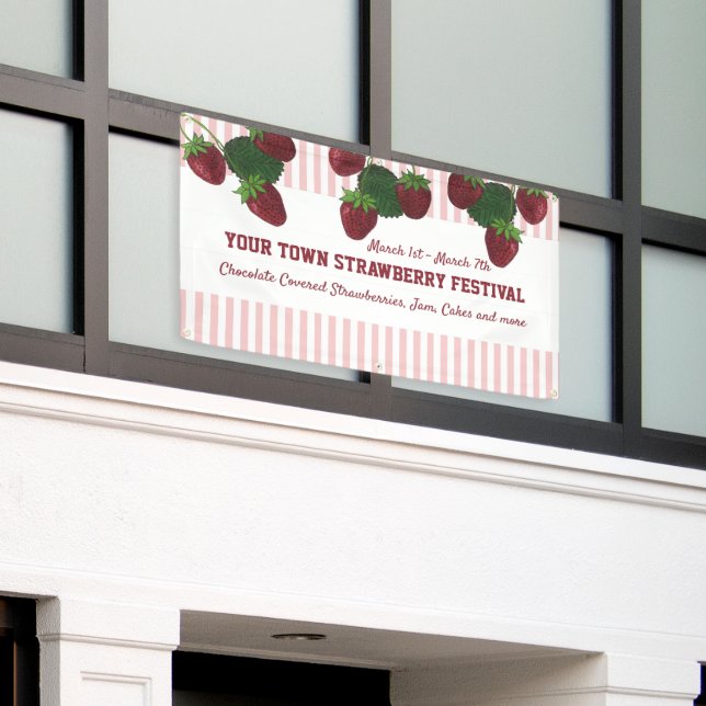 Strawberry Festival Banner (Äußeres Gebäude)