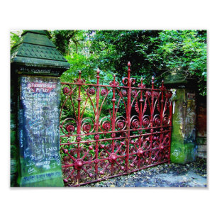 Strawberry Field Gates, Liverpool, UK. Fotodruck