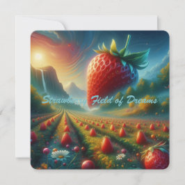 Strawberry Field of Dreams Karte