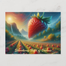 Strawberry Field of Dreams Postkarte