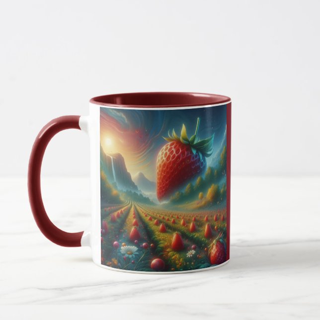Strawberry Field of Dreams Tasse (Links)