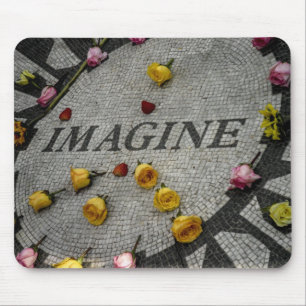 Strawberry Fields im Central Park, NYC Mousepad