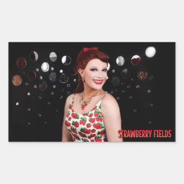 Strawberry Fields Mirror Foto Stickers