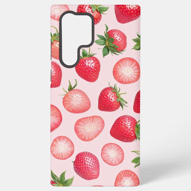 Strawberry Fields Phone Case Samsung Galaxy Hülle (Rückseite)